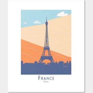 Elegant Parisian Dreamscape - Eiffel Tower Art Poster Posters and Art